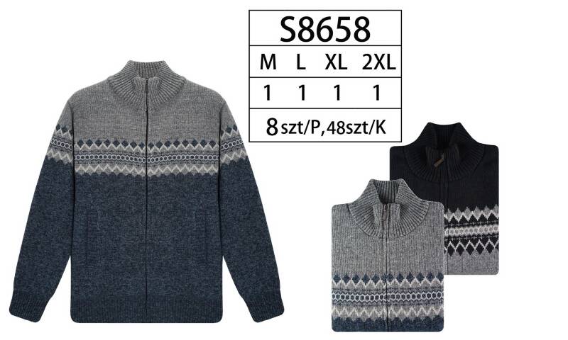 Swetry męska Roz M-2XL, Mix Kolor Paczka 12 szt